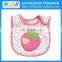 Wholesale Organic Cotton Green Frog Pattern Lovely Infant Baby Bib