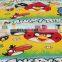 Multicolor Cartoon Double Bedsheet With 2 Pillow Covers