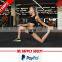 100% cotton gym wear for girls wholesale