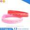 Unisex debossed silicone bracelet for activities event