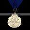 Fine workmanship top quality antique gold plated 3D metal souvenir meadl