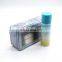 wholesale square metal comestics tin box with clear window manufacturer