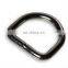 Stainless Steel #304 D Ring engraved logo for strap & handbags