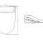 AK50 asiento inodoro inteligente 515*385*162 (PP)