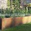 Garden plant protection corten steel planters large flower pots wholesale