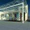 Roofing Space Frame Structures Structural Steel Canopy Light Weight