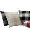 Classic Checkers lumbar pillow cover Linen Throw Pillow Covers