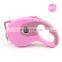 Non-slip rubberized automatic telescopic pet leash