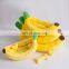 Wholesale Warm Banana Shaped Cute Plush Pet Cat Dog Bed