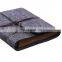 Promotional personalised square shaped standard sizes felt notebook