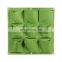 green color felt planter grow bag felt planter wall for garden