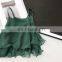 Dark Green Gallus Chiffon Ruffle 2pcs Beautiful Baby Girl Boutique Suit