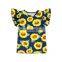 Serape Pearl Sleeve Shirt Baby Girls Top Design Girl Summer Shirt