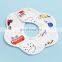 RTS Cotton Gauze Fabric  Baby Flower Shape Bibs Muslin Bibs Cotton Bibs