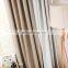 Custom High End Modern Cotton Linen Fabric Solid Colour Thicken High Ceiling Decorative Soundproof Blackout Curtain