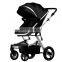 Multifunction 3 in 1 baby stroller foldable lightweight infant pram travel car seat pram