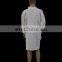 Sterile long sleeve work shirts with Thumb Loop Zipper Frock