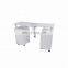 white nail manicure table dust collector with lamp