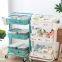 Metal Kitchen Cart Trolley Basket For Kitchen Plastic Trolley Rack