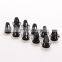 Hot Sale 100 Pcs Black Vehicle Car 8mm Hole Plastic Rivets Fastener Door Clips