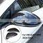 Car Carbon Fiber Wing Rearview Mirror Covers Cap For VW GTI Golf MK7 E-Golf SportWagen Altrack R 5G0 857 538 537 E ABS