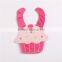 China towel manufactory pure cotton flower style baby slobber towel