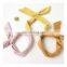 Korean Fashion Rabbit Ears Headband Women's Hair Band Scarf Cross Bow Hairband