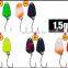 customizable metal spoon double color Fishing Tackle Artificial bait fishing bait fishing spoon lure