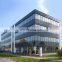 High quality flat and curved structural facade insulated glass curtain wall price