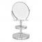 Fashion Hot Sale 360 Rotation 2X 3X 4X 5x Double Side Magnification Mirror Standing Cosmetic Mirror with Storage 2 Layer