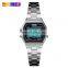 SKMEI 1415 Lady Digital Stainless Steel Watch Week Date Luminous Alarm