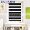 Day And Night Motorised Double Roller Blinds, Automatic Modern Design Zebra Blinds