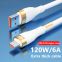 Wholesale price Good quality 120W usb type c cable 6a super fast charge for xiaomi for Huawei P50/P40 cable