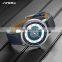 SINOBI Men PU Leather Band Handwatchs Male Business Stylish Quartz Watchs Classic Wristwatches Men S9809G03/04-D