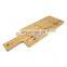 100% Organic Durable Bamboo Wood Cheese Board Knife Set With Slate And Handle