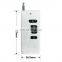 Rf 433mhz ev1527 fix code 4-key remote control Remote control one button for electric gate