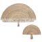 Hot Sale Art Decoration Natural Seagrass Fan Wall Decor with Handle Woven Fan and Wall Decor Set of 2  Cheap Wholesale