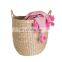 Natural Super Trendy Storage Basket Woven From Seagrass Laundry Basket Handwoven Natural Wholesale