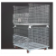 metal storage cage wire mesh pallet cage warehouse stillage pallet storage cage wire container