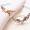 Gold Silver Angel Love Wings Napkin Ring For Valentine's Day Table Decoration