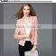2016 hot High-end temperament Slim small suit jacket lace stitching for female