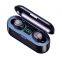 Best Selling LED Digital Display F9 Mini Stereo Earphone True Wireless TWS Earbuds
