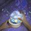 Starry sky colorful rotatable creative music night lamp changeable atmosphere light 2 in 1 projection & night light