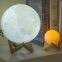 20cm With 2 Colors Led Night Light 3d Printing Moon Lamp Dimmable Touch Control