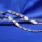 New Design Wholesale Fashion Rhodium Plated Curb Chain Of Necklace Jewellery