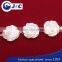 real natural mother of pearl shell carve flower bracelet