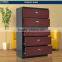 Home Furniture Metal Vintage Color Steel 5 Drawer Bedside Cabinets