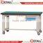 industrial steel work bench with wheels