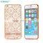 Special Design Chrome Electroplating Soft Clear TPU Back Case Cover For iPhone 6 6s
