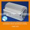 6063 T5 AA10 powder coated silver aluminum circular heat sink manufacturer